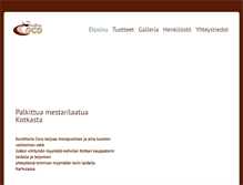 Tablet Screenshot of cocokonditoria.fi